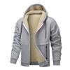 Autumn Winter Jacket Velvet Thickened Jacket Cardigan Hooded Sweater Men's Casual Jackets