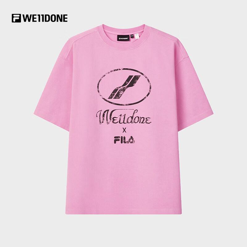 FILA x WE11DONE Loose Fit Cotton T-Shirt