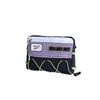 Reebok Fabric Crossbody Bags Unisex Night Shadow Purple/Stone Gray Green RB250629M