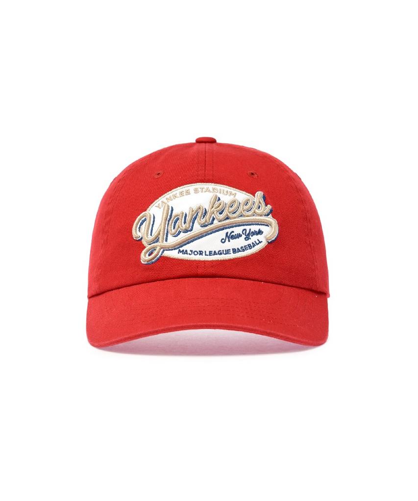Кепка-бейсболка Emelbi Street Oval Cursive Unstructured Ny (красный)
