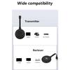 1080P 50m Type C Video Transmitter and Receiver Display Wireless Extender Adapter for Laptop PC To TV Projector