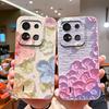 New Cover For Itel A50 P55 A18s A04 A05s A60 P40+ S23 A70 S24 Case Soft Liquid Silicone Pretty Flower High Quality Super Shockproof Phone Shell Bumper