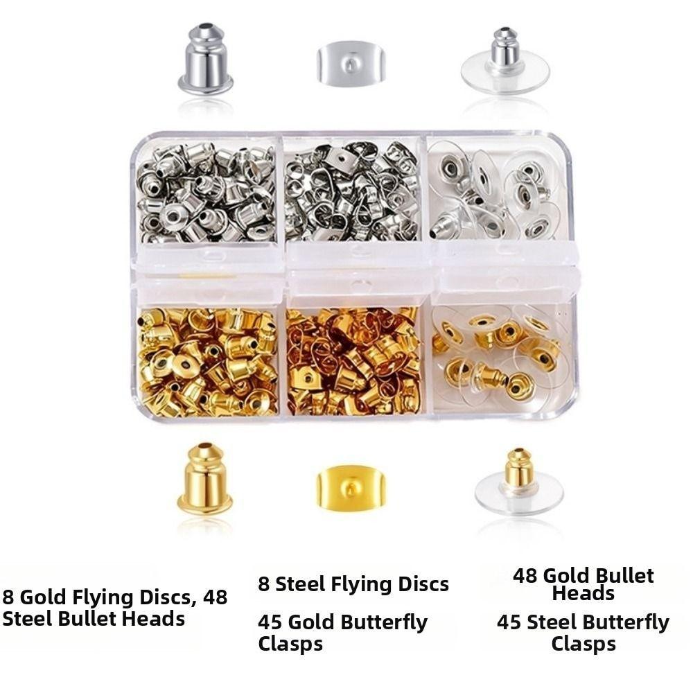 Soft Silicone Earring Back Stoppers Rubber Material Ear Blockage Set  Earring Back Accessories