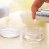 Portable Cream Jar Transparent Clear Can Tin Makeup Pot Cosmetic Bottles  for Nail Polish Skincare