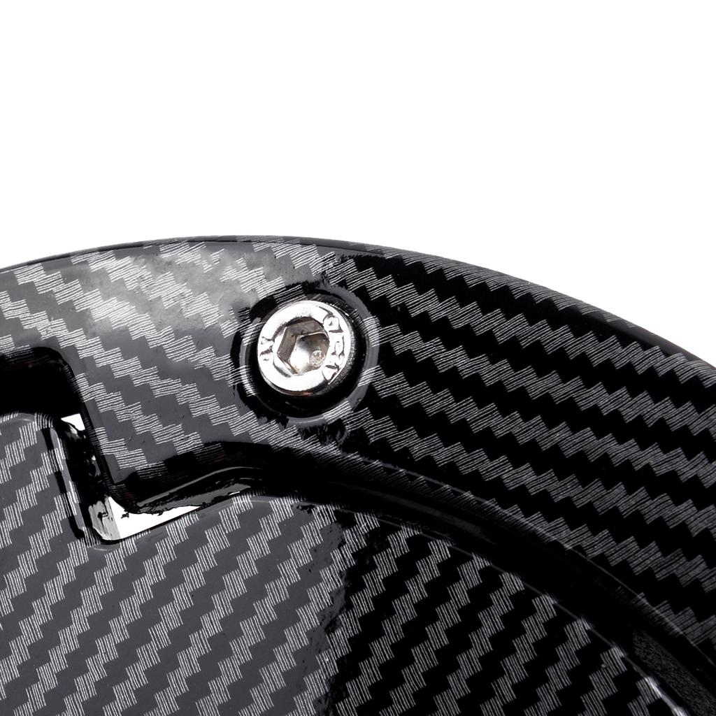 Carbon Fiber Style Fuel Tank Cover Door Gas Filler Cap Fit for Jeep Wrangler JK 2007-2017
