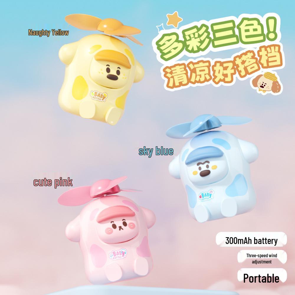 Creative Handheld Mini USB Charging Cute Student Gift Fan