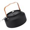 Portable Camping Kettle 1.6L Outdoor Teapot Kettle Coffee Pot 304 Stainless Steel Water Pot Campfire Kettle Camping Accessories