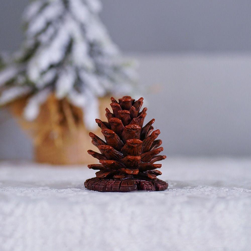 Stereoscopic Simulation Pine Cone Fragrance Base Funny Incense Insertion Incense Base Holder Home