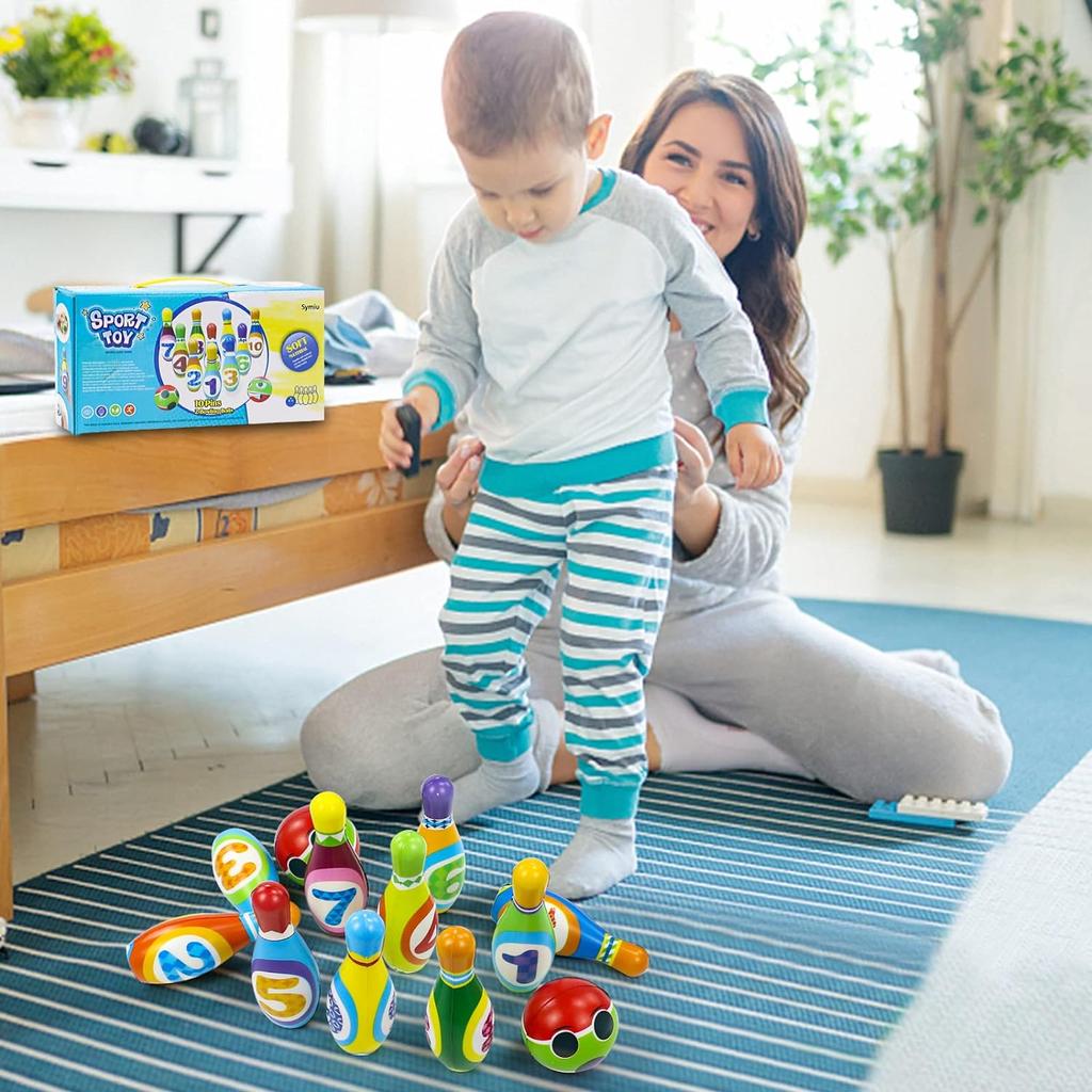 Outdoor Toy From 3 Years Mini Bowling Game Throwing Game Children Bowling Set Motor Skills Toy Outdoor Children Gifts