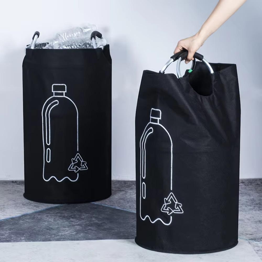 82L Wastewater Bottle Collector Bag Folding Dirty Clothes Basket  for Kitchen Office