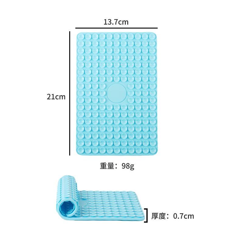 Двусторонний силиконовый чехол на присоске для телефона, съемная подставка для громкой связи, настенная подставка для селфи и видео