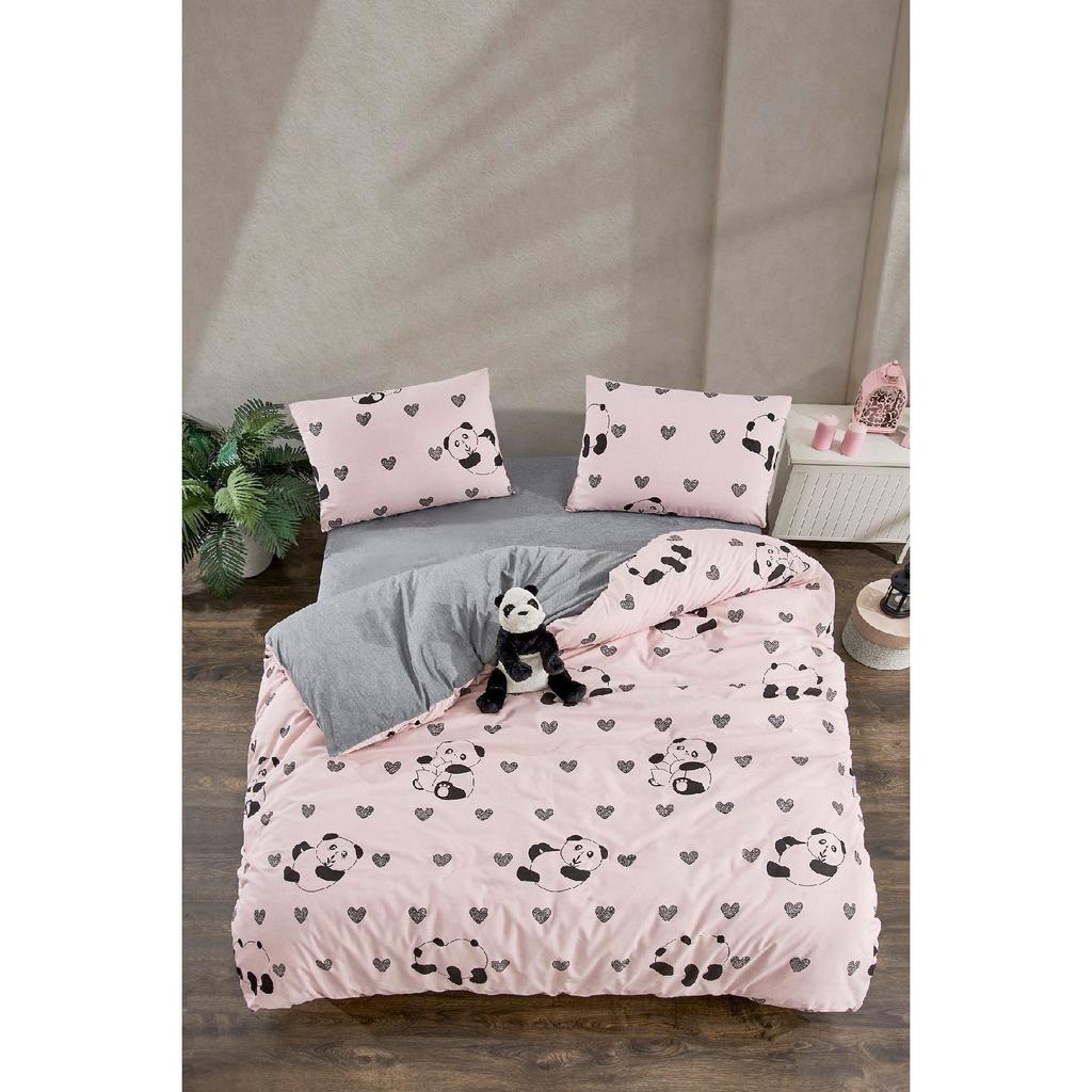Tiles Single Patterned Duvet Cover Set, Elastic Sheet And 1 Pillowcase