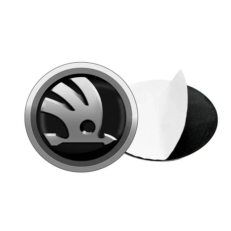 BYCP2 4PCS 56mm Car Badge Wheel Center Cover Stickers Hub Caps Decal For Skoda Octavia Kodiaq Fabia Rapid Superb A7 A5 2 Kamiq Karoq