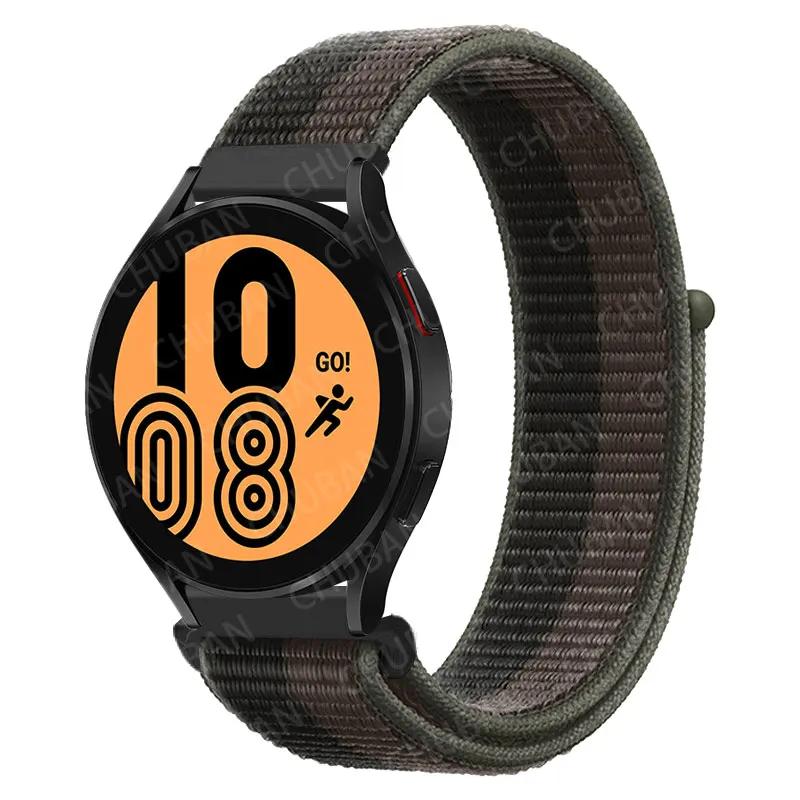 Nylon Loop For Samsung Galaxy Watch 6 5 Pro/4/classic/gear S3 Frontier/active Sport Bracelet Huawei Watch Gt2 3 22mm 20mm Strap