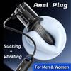 Электрическая вибрационная присоска для ануса, помпа для бутона розы, вибрирующая анальная пробка, вакуумная присоска, инструмент для массажа простаты, анальные секс-игрушки для мужчин