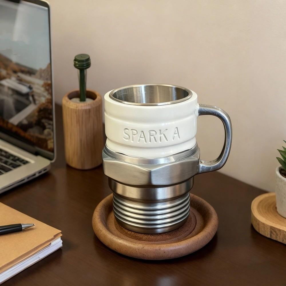 Automotive Spark Plug Mug Funny Drinking Cup Coffee Mug Automotive Themed Mug Car Enthusiast