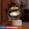 Luminous Crystal Ball Night Light - Creative Desktop Ornament & Holiday Gift
