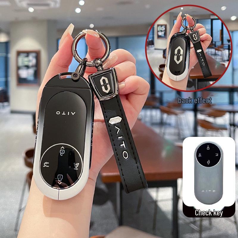 Чехол для ключей AITO M9: Металлическая пряжка для электросамоката AITO Huawei M9 с увеличенным запасом хода