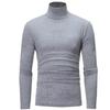 2022 Men's Slim Fit Long Sleeve High Neck T-shirt for Autumn & Winter