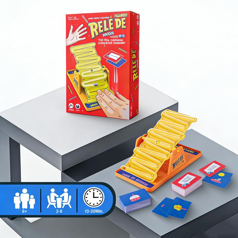 .Настольная игра Tilt n Shout Качающиеся ходули Многопользовательская битва Интерактивная настольная игра с ответами Семейная вечеринка Настольные игры Игрушка для детей