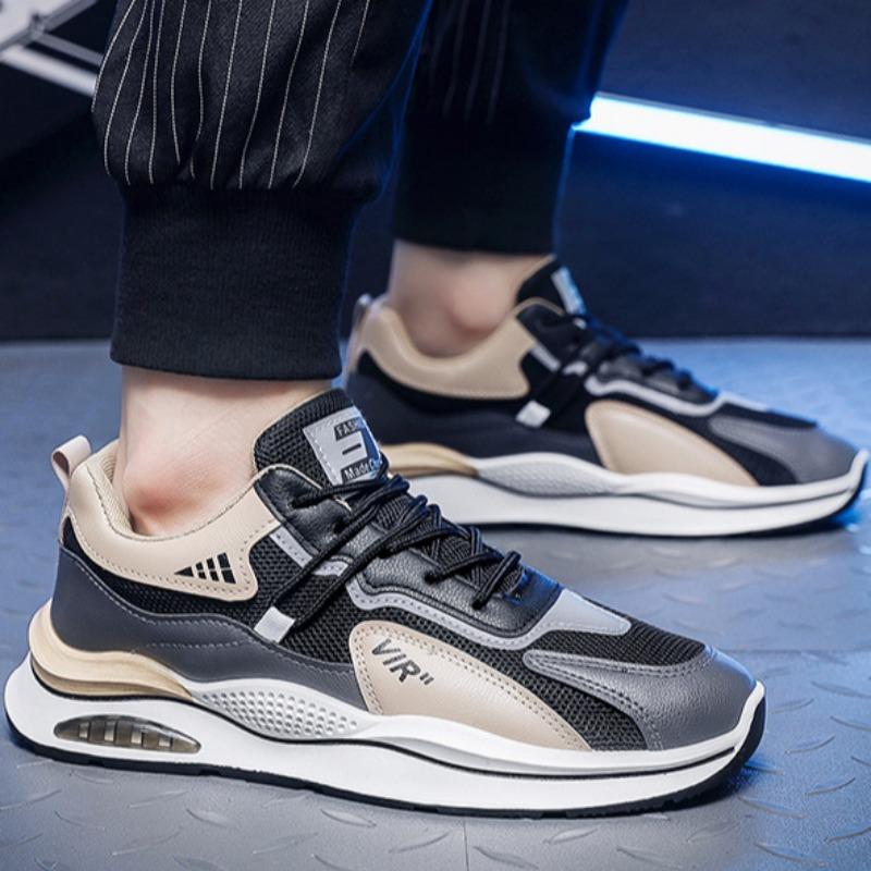 Fashion Men Shoes Spring Summer Light Breathable Thickness Sneakers Sale Old Dad Shoe Student No Slip Damping Tenis Trainers