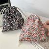 1Pcs Cute Small Lipstick Cosmetic Coin Purse Key Drawstring Storage Bag Women Jewelry Tote Rope Pouch String Bags Organizer