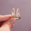 Jewelry Bunny Ears Kids Girl Rabbit Ring Adjustable Ring Women Opening Rings Korean Style Rings