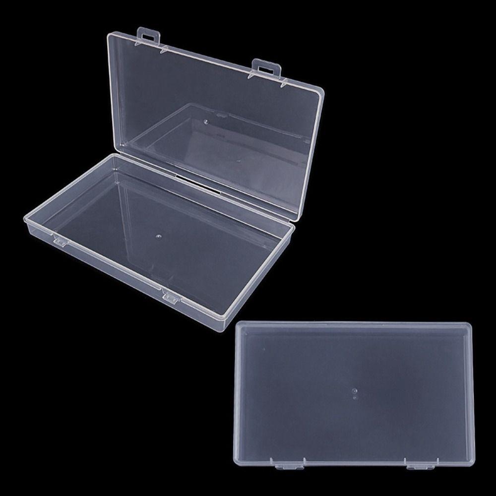 Квадратный контейнер для ювелирных бусин, прозрачный чехол для мелких предметов, упаковочные коробки, держатель для электроинструментов