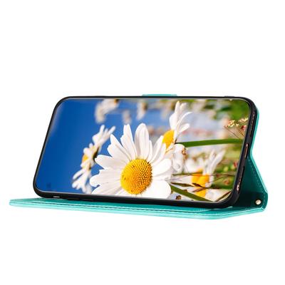 Для Xiaomi Redmi Note 15 Pro 5G (Глобальный) Чехол из ПУ кожи с цветочным узором для телефона с отделениями для карт