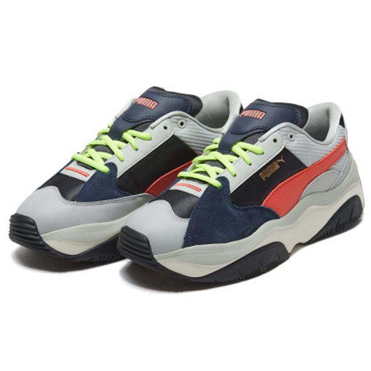 Puma Storm Y Простые Удобные Низкие Повседневные Кроссовки Женские кроссовки Белый Синий 371279-03