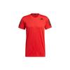 H.Rdy Warrior Tee Striped Print Sport Breathable Round Neck Short Sleeve Men Tops Red H11108