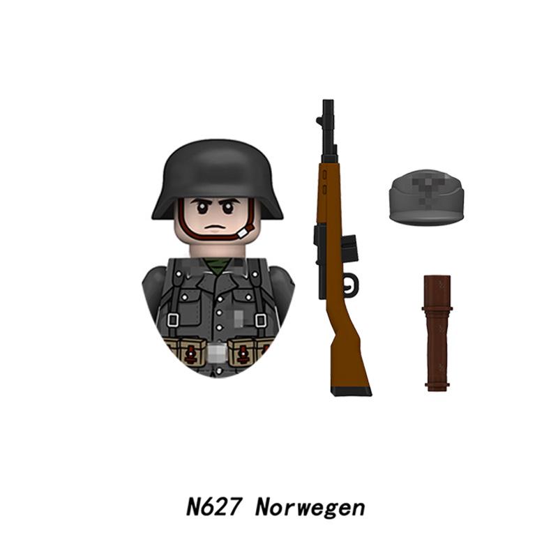 Kids Toys Mini Military Soldier Model Air Force Army Armed Camouflage Unit Small Particles Building Blocks Boys Holiday Gifts