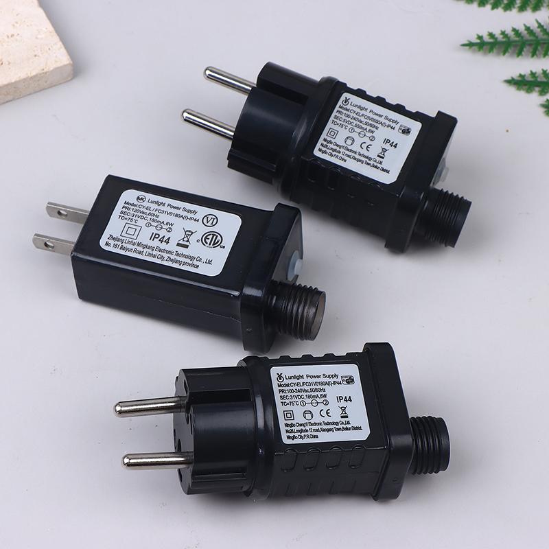 EU US UK Штекер AC 220V 110V на 31Vdc 6W 24V 5V Преобразователь Штекер Блок Питания IP44 8 Режимов Светодиодная Лампа Драйвер Переключатель Адаптер