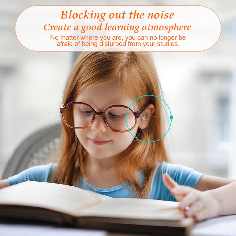 #L 1 пара 3-слойных силиконовых берушей для детей 5-12 лет, плавание (серый)