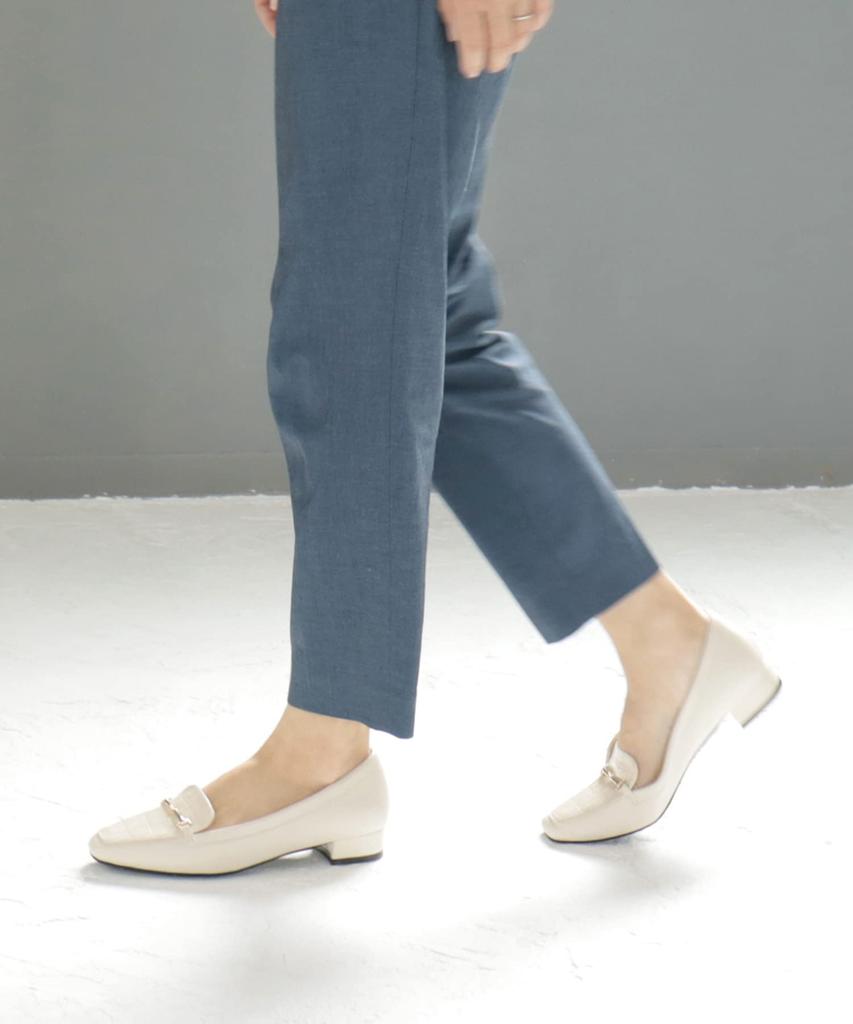 Masyugirl 4E Широкие Туфли-лоферы большого размера с пряжками для женщин Слоновая кость [Sest] 26.5см mg1023-4e-IV-265