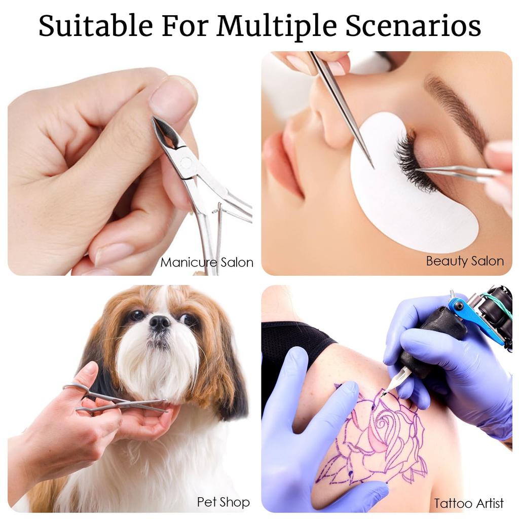 LULAA Professional Nail High Temperature Sterilizer Pot for Tweezers Manicure Beauty Salon Tattoo Nipper Equipment Hair Salon