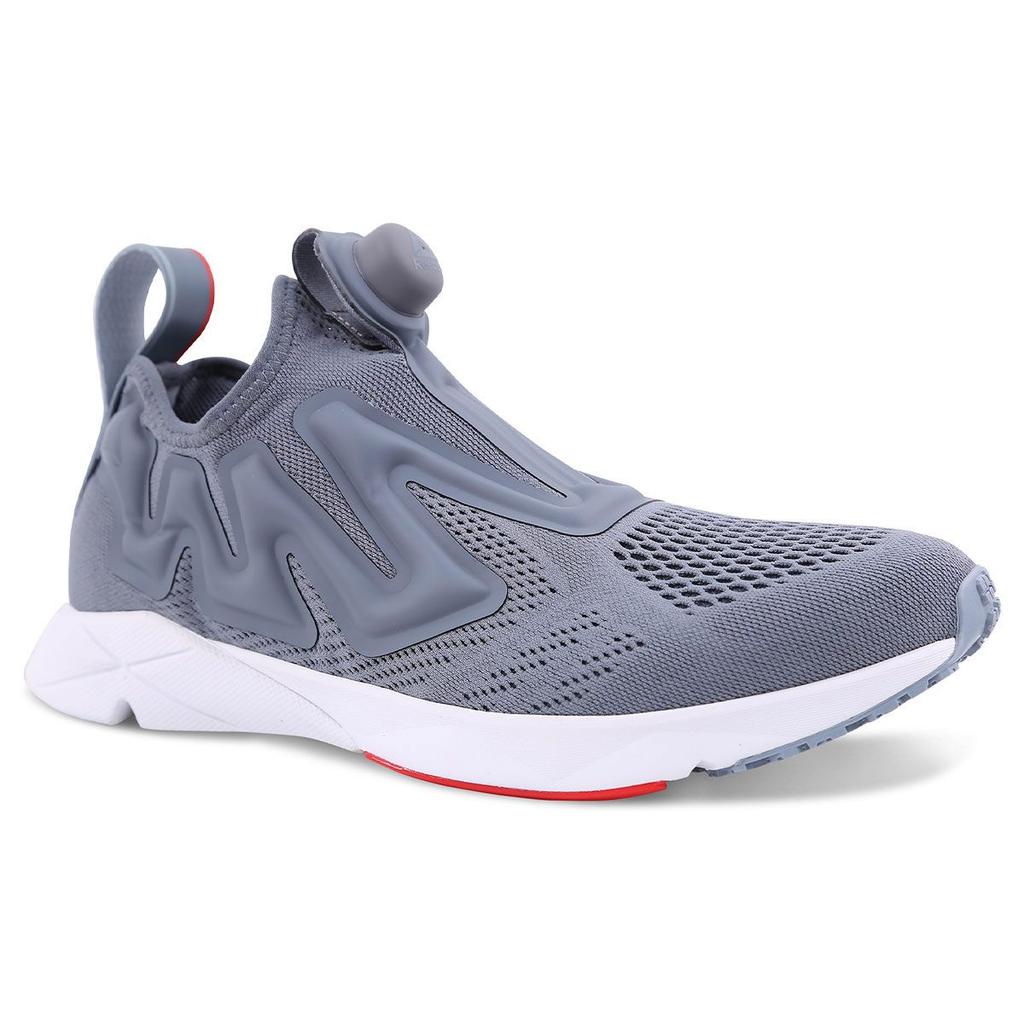 Reebok Pump Supreme Engine Slip-On Sports Mesh Cushioning Breathable Low-Top Running Shoes Unisex Sneaker Gray CN2191