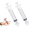 Baby Nasal Syringe-Professional Clean And Reusable High Quality Silicone Nasal Tips Irrigation Fly (2 Pcs)