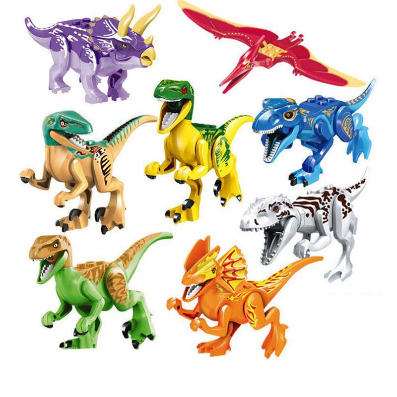 Abs Jurassic Dinosaurs Building Blocks With Adorably Detailed Figures**