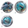Dolphin Turtle Shark Vivid Sea Life Decals PVC Wall Mural Gift Wall Stickers