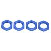 4PCS 17mm Aluminum Alloy Wheel Hex Hub Nut for 1Celsius8 RC Model Car Upgraded Accessory