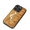 Wooden Case For Iphone 15 Pro Bewood Imbuia Mountains