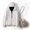Anti-season Light Down Jacket Women's 2025 New Short White Duck Down Fashion Autumn and Winter Large Size Light Hooded Jacket