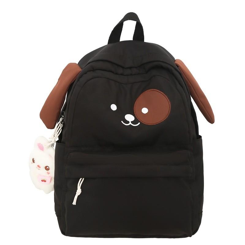 2023 New Cute Funny Dog Backpack Cartoon School Bag Nylon Water-resistant Backpack Girls 3-4 Grade