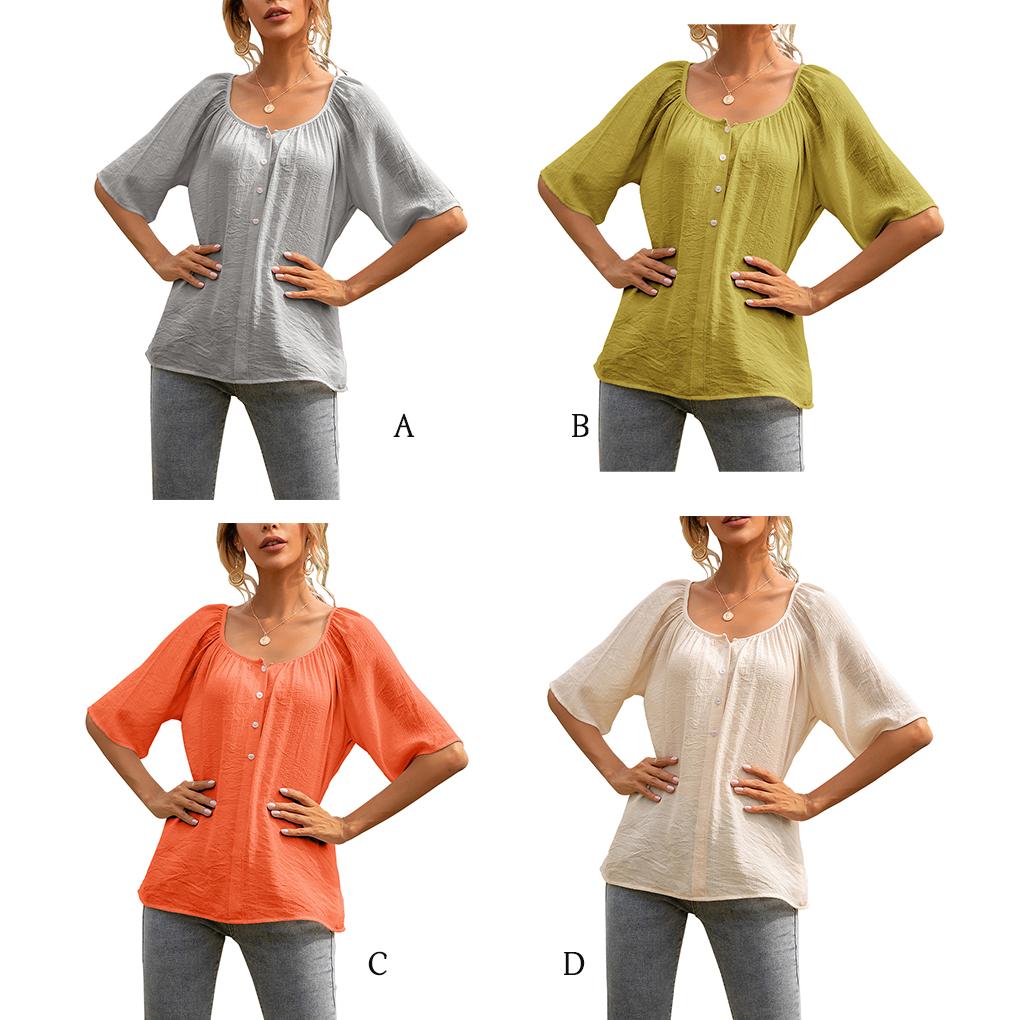 Женская блузка с коротким рукавом летний повседневный топ