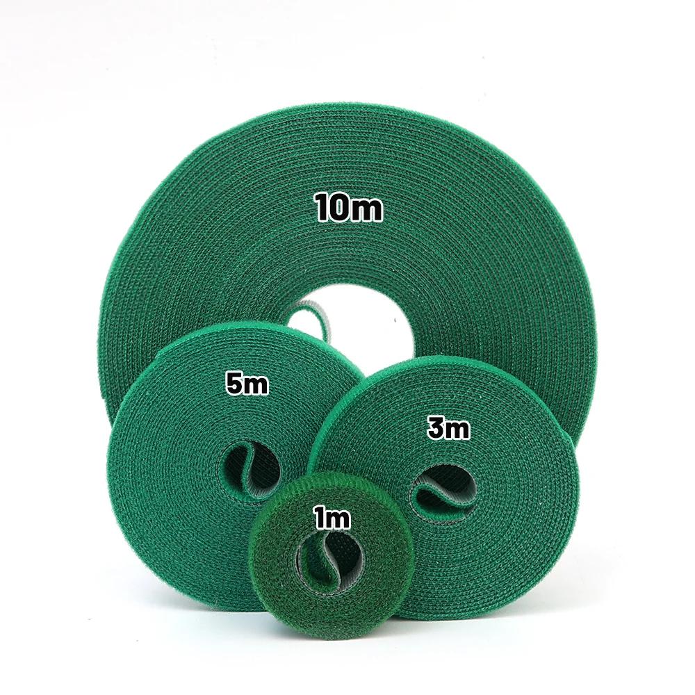 50/1M нейлоновые стяжки для растений, повязка для растений, крючок, петля для крепления, регулируемая опора для растений, многоразовая крепежная лента для домашних садовых принадлежностей