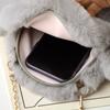 Cute Lamb Bag Wool Bag Change Bag New Autumn and Winter Cute Plush Doll Backpack Chain Messenger Bag Women's Bag