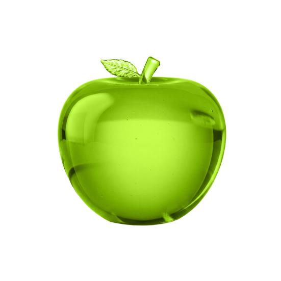Apples Squeeze Toy with Leaf, Slow Rise Candy Stress Reliever, Soft TPR Fidget Ball for Adults, Clear Cute Fruit Shape Desk Gift