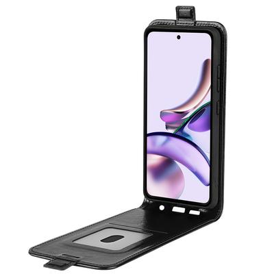 Для Motorola Moto G13 4G/G23 4G Вертикальная книжка из ПУ-кожи Текстура Crazy Horse Ударопрочный Держатель для карт Чехол для телефона