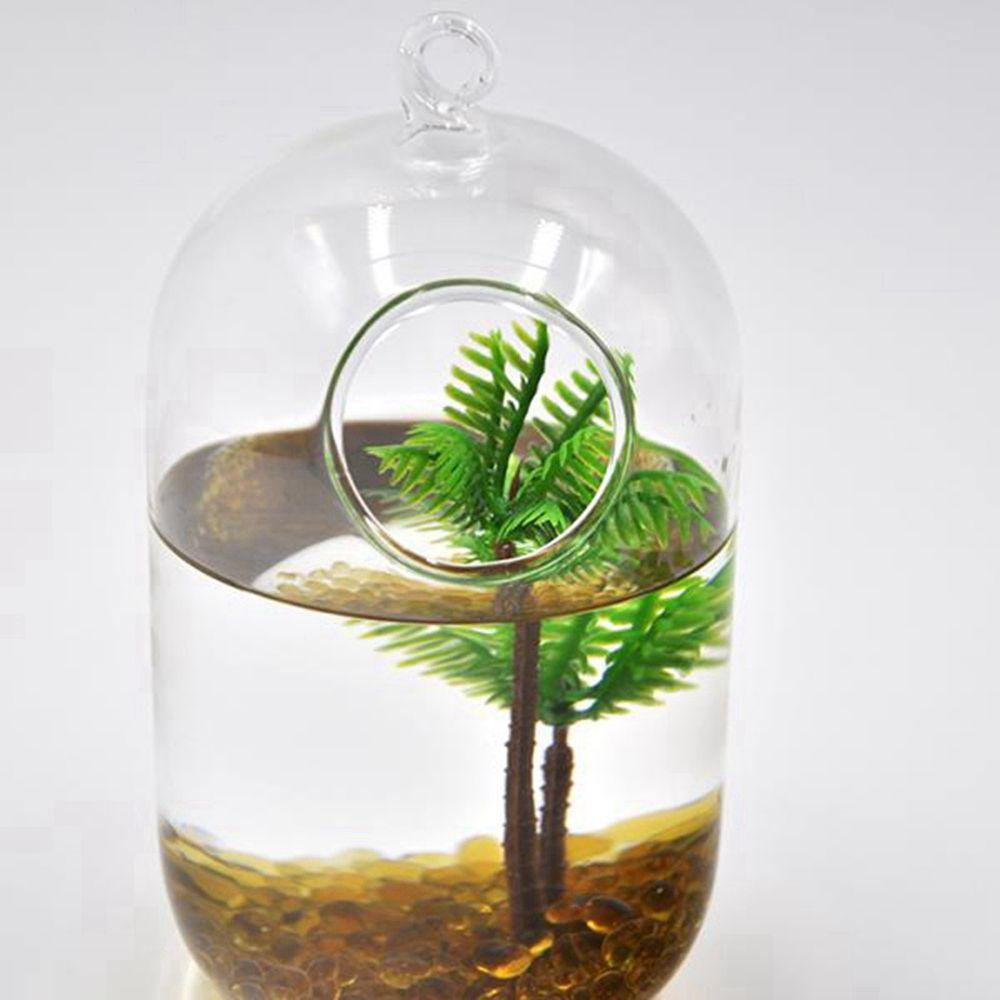 Plastic 10pcs Bonsai Craft Leaf Fake Miniature Coconut Palm Tree Artificial Plants Micro Landscape